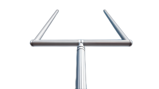 transparent american football goal post top section minimalist architectural angle - Powered by Adobe