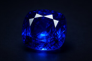 Luminous Sapphire Brilliance Simple Composition