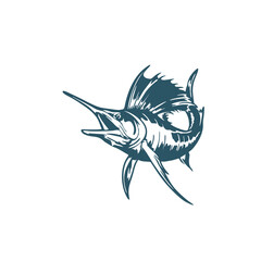 marlin fish vector