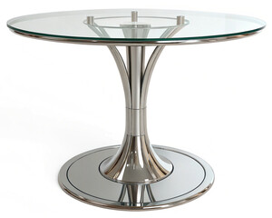 Glass Top Round Table