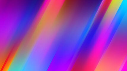 Abstract vibrant holographic gradient background with smooth iridescent waves and colorful blurred lines motion. Modern texture with flowing neon colors and a blurred aesthetic