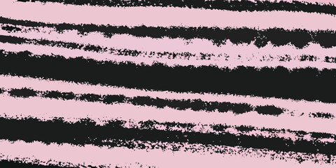 Abstract pink and black brushstroke pattern background with textured lines