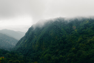 Doi Khlui Luang in Tak Thailand. Nature Adventure Amidst Lush Greenery and Misty Mountains