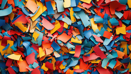 colorful paper scraps background, craft, cut, piece 