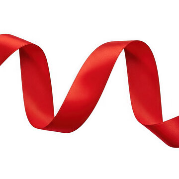 Red Body Ribbon Red Ribbon Texture