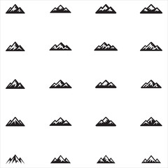 mountain silhouette Clip Art 
