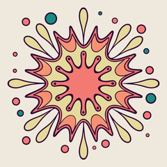 Abstract-paint-splatter vibrant-colors--dynamic 