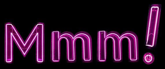 Mmm! n&eacute;ons roses