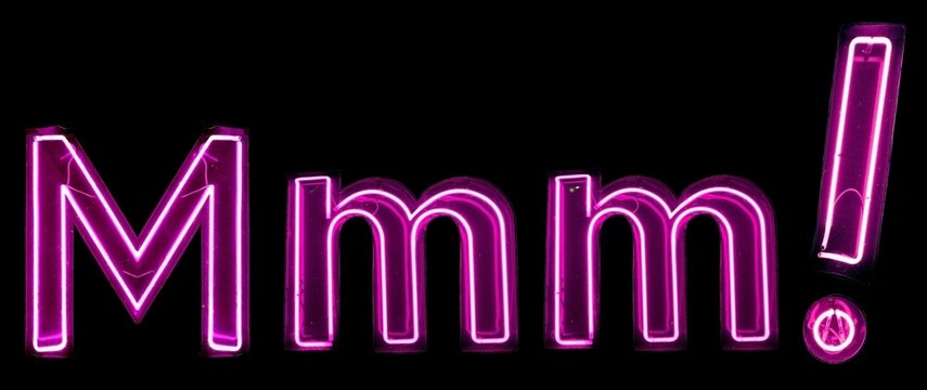 Mmm! n&eacute;ons roses