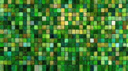 green square mosaic texture background art
