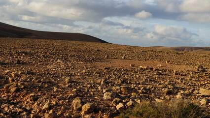 rainy day in a desert and arid place