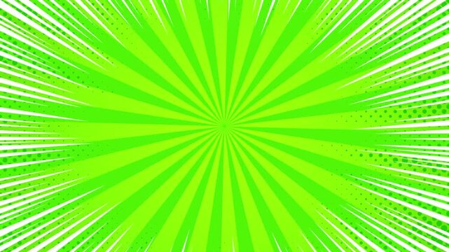 Lime Green Comic Book Background: A vibrant lime green background featuring a dynamic radial burst pattern reminiscent of classic comic book art.