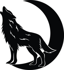 wolf head silhouette
