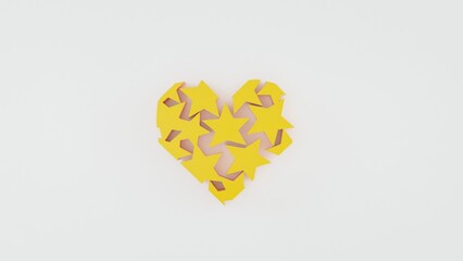 3D love concept featuring romantic heart symbols and elegant love typography, perfect for Valentine&rsquo;s Day designs, couple themes, wedding graphics, romantic branding, social media visuals, and modern 