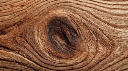 close up of wooden texture with knot pattern in warm tones