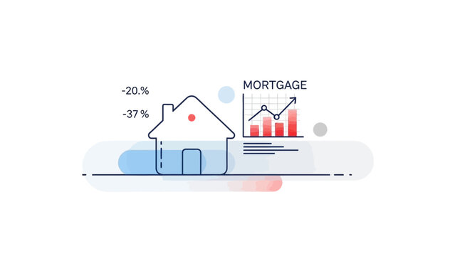 Housing market trends with declining mortgage rates and home values