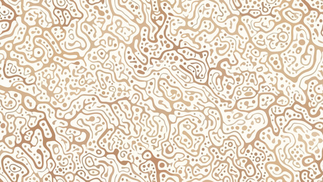 Abstract Turing Pattern Vector Seamless Background for Design Projects