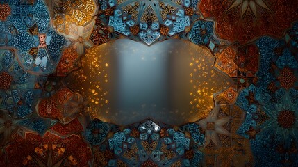 Modern heritage abstract mosaic design