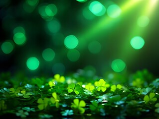 Obraz premium Lush green forest floor