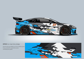 EPS10 vector car wrap livery designs professional aesthetics for sports coupes and commercial vehicles