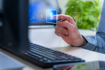 Currency Exchange Forex Screen Picks Dollar Over Euro Pound And Yen, Conversion Payments Finance For International Business Pricing, Crossborder Transfers And Money Rates