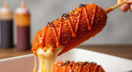  hot cheeto corn dog korean
