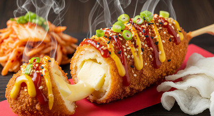 potato corn dog korean