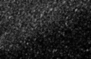 ざらざらとした表面の質感でぼかしのあるたくさんの小さな線のチェック柄の模様でグラデーション効果あり白や黒や灰の色の配色で、カンバスに描いた油絵をイメージしてデザインしたテクスチャ、背景、壁紙