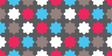 polka dot seamless pattern star vector cartoon doodle tile background repeat wallpaper scarf isolated gift wrapping paper illustration