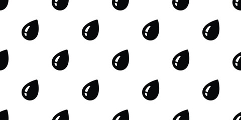 rain seamless pattern raindrops rainy day sky vector cartoon doodle scarf isolated tile gift wrapping paper background repeat wallpaper illustration design black