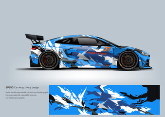 EPS10 vector car wrap livery designs professional aesthetics for sports coupes and commercial vehicles
