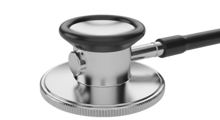 Stethoscope on white background