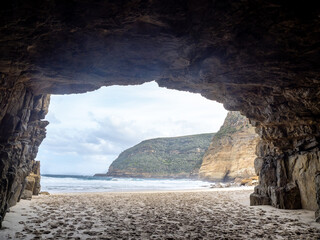 Remarkable cave, Tasmania island