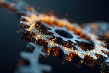 Technology innovation digital data to gear network