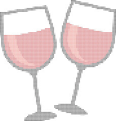 Elegant Wine Glasses Toast Celebration Beverage Drink