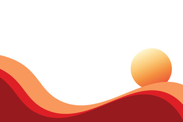  illustration of an abstract background with sun
