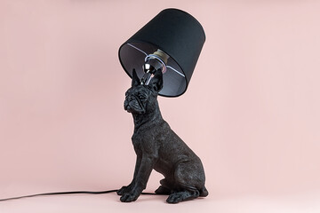 Light lamp growing in the room