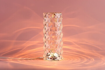 Light lamp growing in the room