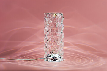 Light lamp growing in the room