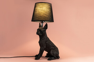 Light lamp growing in the room