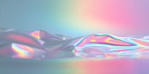 Pastel gradient holographic background minimalist abstract design