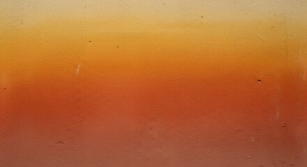 Vibrant orange and terracotta painted wall ombre texture abstract