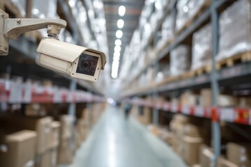 CCTV protection for industrial storage facility
