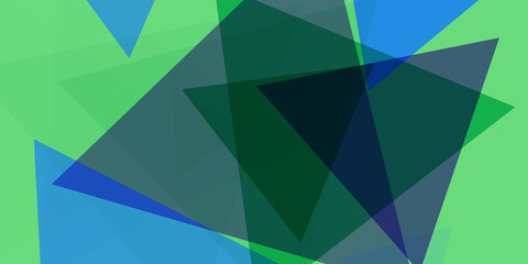 Fototapeta premium Vibrant Geometric Abstraction in Cool Tones