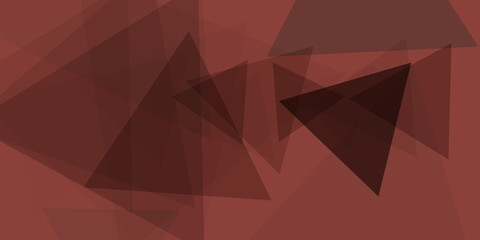 Obraz premium Abstract Geometric Shapes in Earthy Red Tones