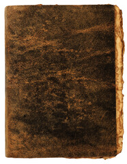 Old antique book with vintage leather cover