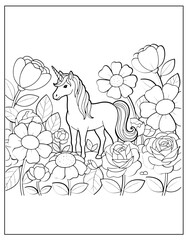 Easy & Fun Unicorn Coloring Pages
