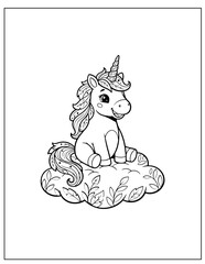 Easy & Fun Unicorn Coloring Pages