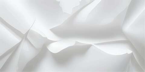 Luxurious white silk fabric background with soft satin waves and elegant white curtains creating a smooth 3d textured backdrop for wedding decorations