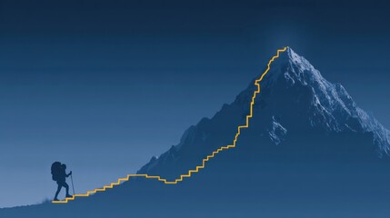 Human performance limit and growth mindset concept